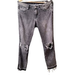 H&M Black Distressed Jeans